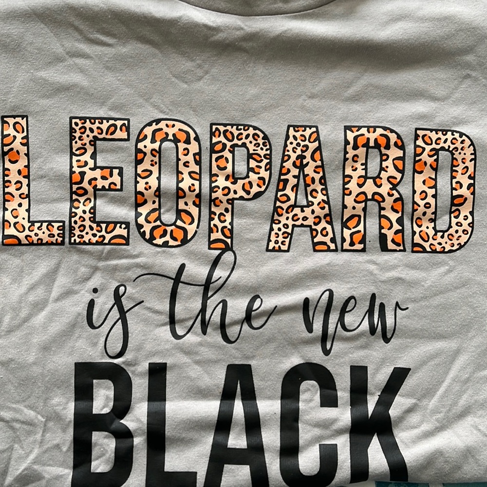 Leopard is the new black Tee